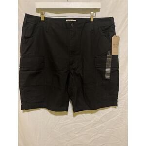 Frye and Co. Mens Cargo Shorts Size 36 Washed Black NWT MSRP $54.50 100% Cotton